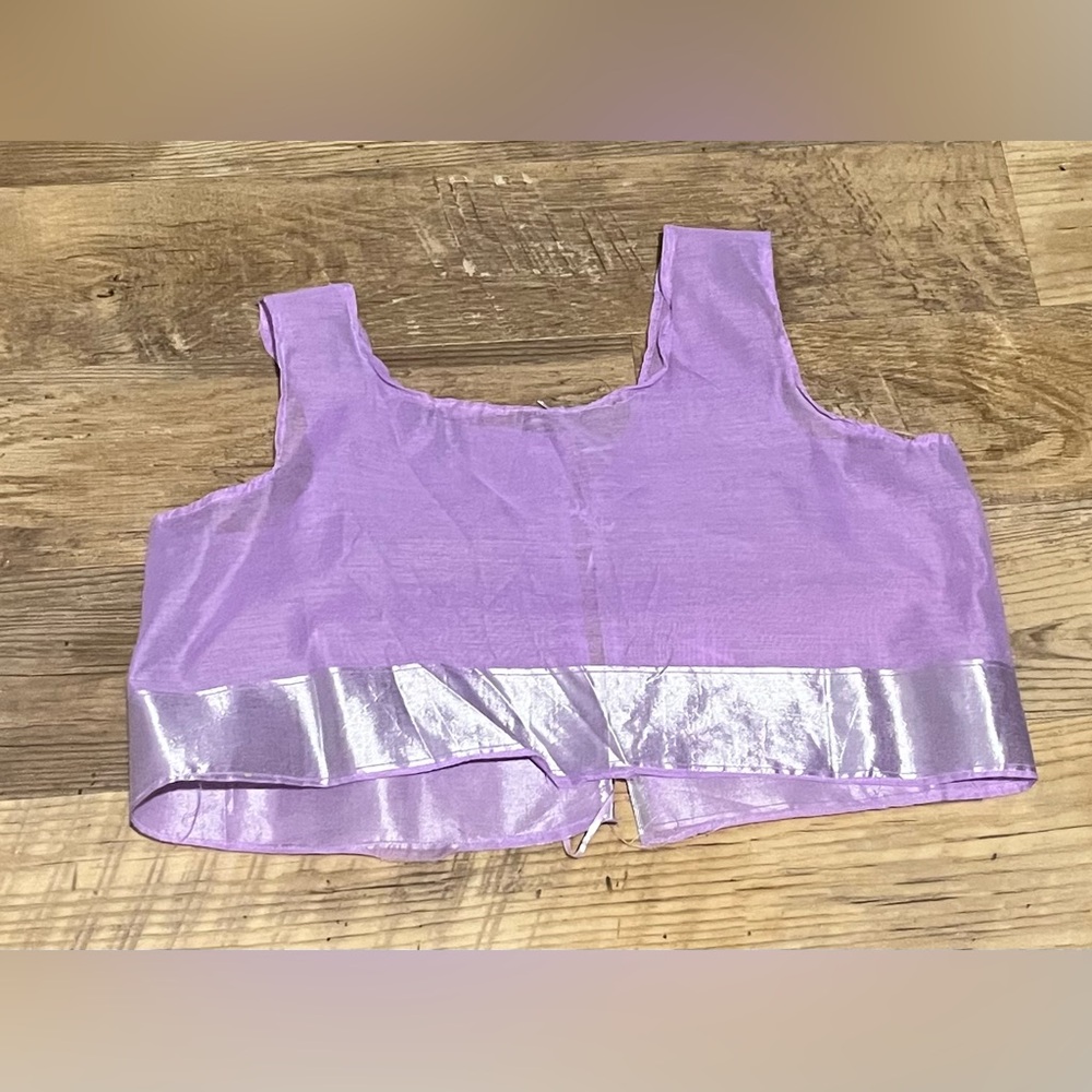 Purple Sari with blouse